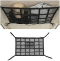 Car Ceiling Cargo Net Pocket, 31.5×20.5 Inch Double-Layer Car Roof Mesh Storage by Pxobiug