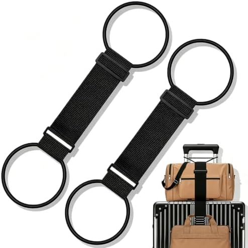 Luggage Straps for Suitcases, 2 Pack Adjustable Luggage Connector Straps by Unknown
