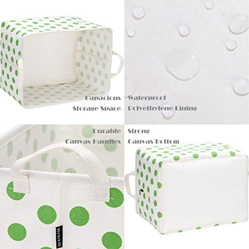 Sea Team Large Rectangle Open-Top Canvas Storage Basket - Image 5