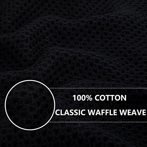 Homaxy 100% Cotton Waffle Weave Kitchen Dish Towels 8-Pack - Image 2