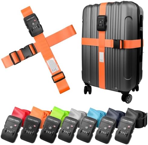 Travel Inspira TSA Approved Luggage Strap Heavy Duty Suitcase Belt by TravelInspira