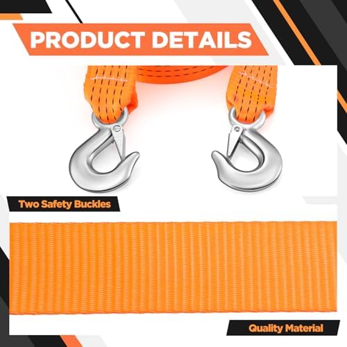Threlaco Heavy Duty Tow Strap - Image 4