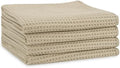 S&T INC. Aura Waffle Hand Towels, 4 Pack by STINC