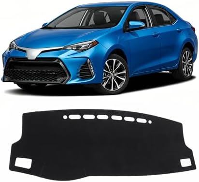 KUST Black Dash Cover for Toyota Corolla 2014-2017 2018 Left Hand Driving by KUST
