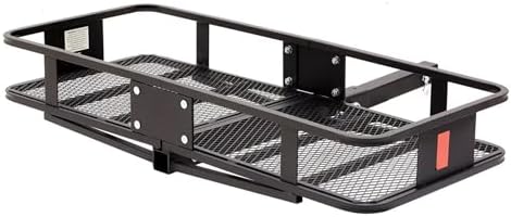 Apex CCB-F6020-DLX 60” Long Steel Basket Folding Hitch Cargo Carrier by DiscountRamps