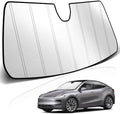 KUST Windshield Sun Shade for Tesla Model Y 2019-2024 Foldable Thicken Window by KUST