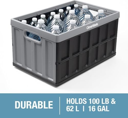 Collapsible Storage Bin - 62L - Obsidian - Image 4