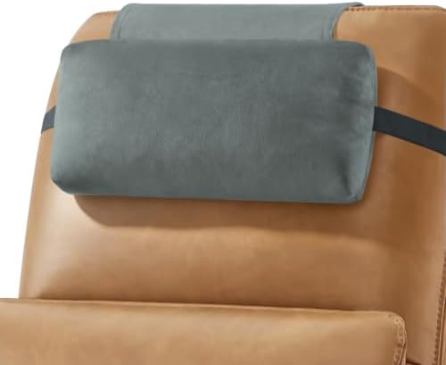 Head Recliner Pillow Adjustable Shredded Memory Foam Headrest Pillows by SofGlowlycomforteveryday