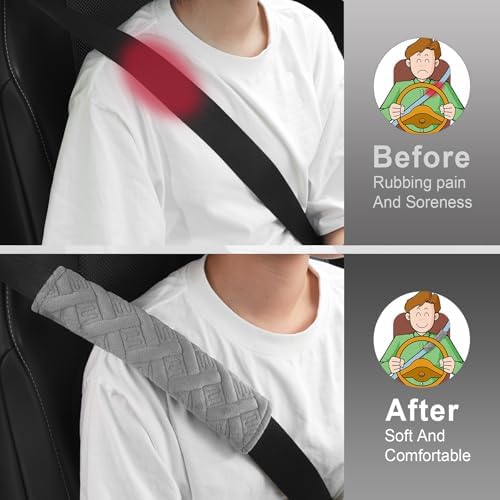 JUSTTOP 2-Pack Universal Car Seat Belt Pads Cover - Image 6