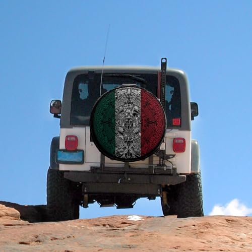 Mexico Aztec Calendar Tire Covers, Dust-Proof Weatherproof Wheel Covers Wheel - Image 5