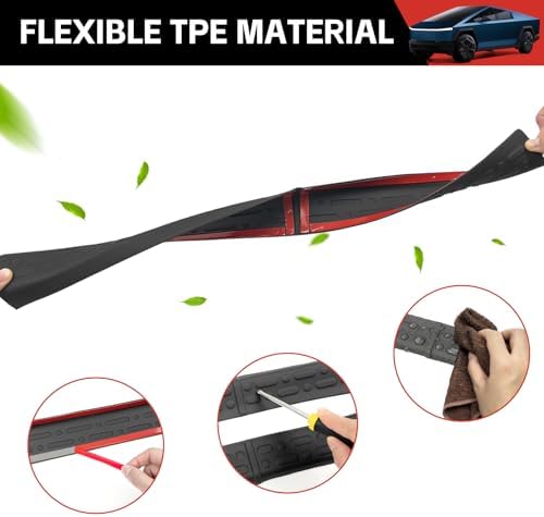 Door Sill Guards Kit Fit for 2023-2026 Tesla Cybertruck Accessories Entry Guard - Image 6