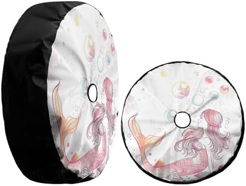 Lovely Mermaid Shells Spare Tire Cover - Image 3