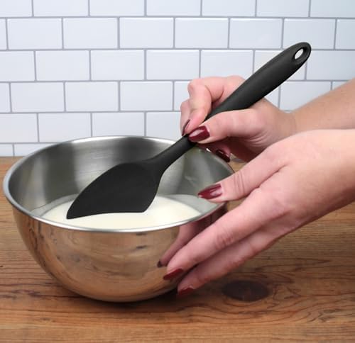 RSVP International Ela’s Favorite Silicone Spatula Spoon, Scrape Sauces - Image 3