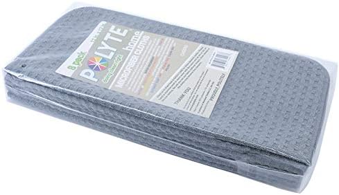 POLYTE 380 GSM Microfiber Waffle Kitchen Dish Cloth, 12x12 in, 8 Pack - Image 6