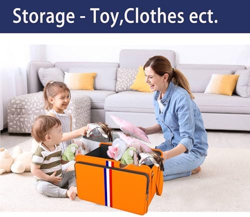 Homeve Trunk Organizer for Car, Waterproof Collapsible 3 Compartments Car - Image 7