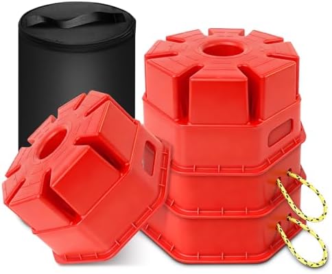 ROBLOCK 6"H Trailer Jack Block 4 Pack by ROBLOCK