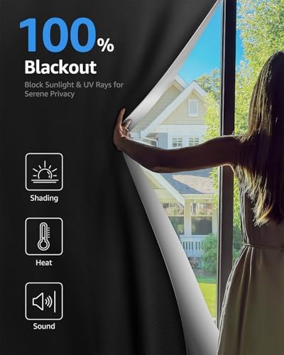 Sumobaby Blackout Curtains Portable 23"x72", No Drill Door Curtains - Image 2