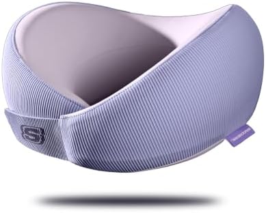 Skechers Memory Foam Neck Pillow, Comfortable & Breathable Travel Pillow by Unknown