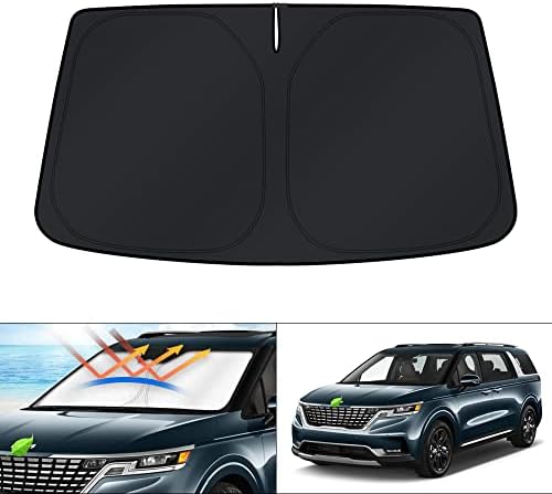KUST Windshield Sun Shade for 2022-2025 2026 Kia Carnival Accessories Front by KUST