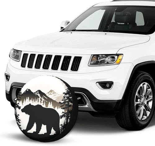 Bear and Mountain Spare Tire Cover Wheel Protectors - Image 7