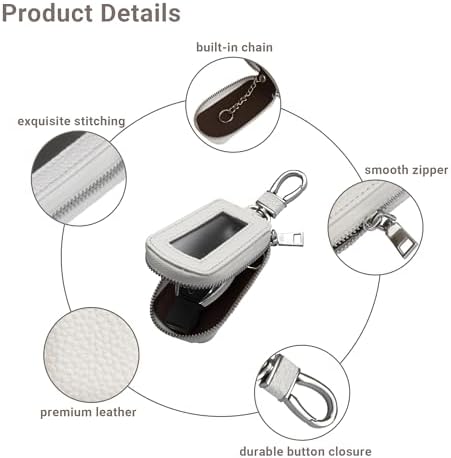 Yuoyar Premium Leather Key Fob Case - Image 5