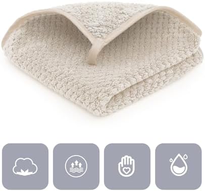 MaopaoBeauty 6 Piece Washcloth Set Set, 100% Microfiber - Image 2