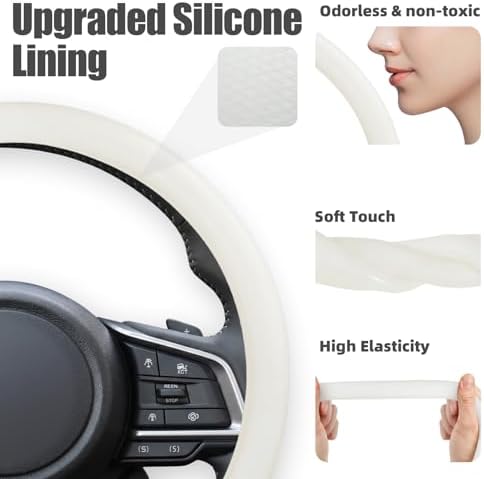 15" Silicone Steering Wheel Cover - Image 6