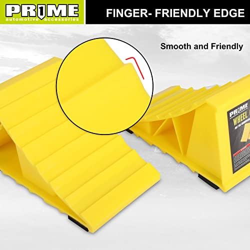 PR1ME Wheel Chocks with Non-Slip Base - Image 3