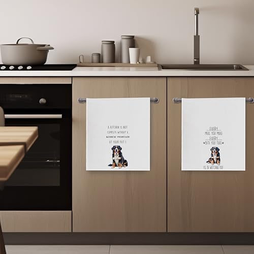 Gqtt Bernese Mountain Dog Dish Towels Set - Image 5