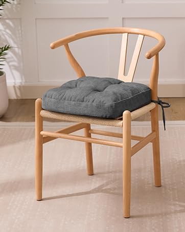 IASEAHK Memory Foam Dining Chair Cushions, 16.5"x16.5"x3.5" - Image 2