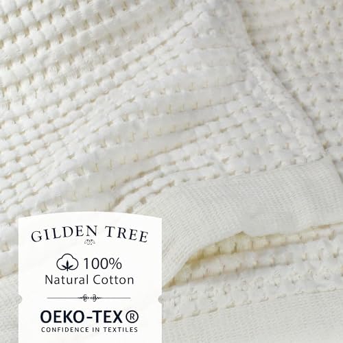 GILDEN TREE Waffle Towel Set Quick Dry Thin | 2 Bath Towels | 2 Hand Towels | 2 - Image 2