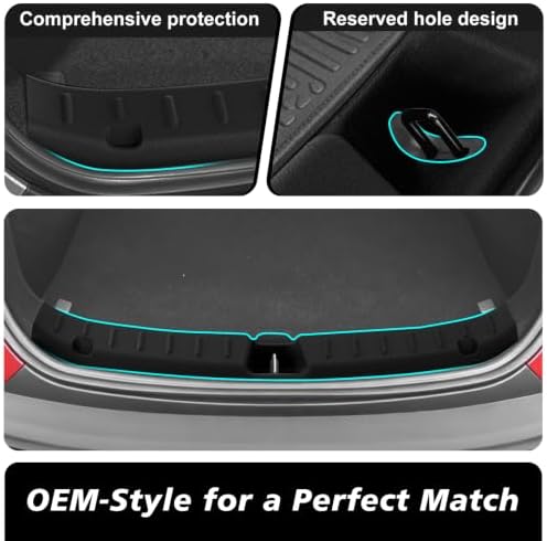 BestEvMod Rear Bumper & Trunk Sill Cover Protector - Image 5