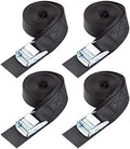 Cartman 1" x 15 ft Cam Buckle Straps, 4 Pack, 600 lb Break Strength by CARTMAN