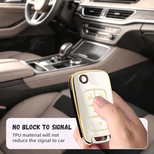 for Chevy Key Fob Cover, Premium Soft TPU Full Protection Key Cover - Image 4
