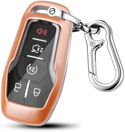 QBUC for Ford Key fob Cover, 4/5 Buttons Smart Key by QBUC