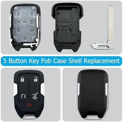 Replacement Key Fob Shell fit for GMC Acadia Terrain 2017 2018 2019 2020 2021 - Image 6