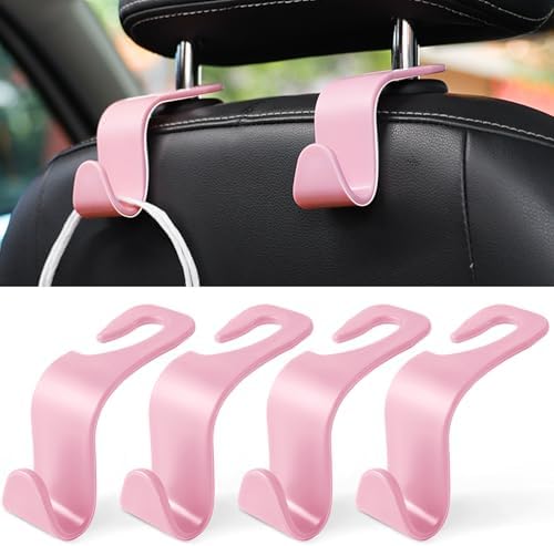 LivTee Car Seat Headrest Hook, Auto Seat Hook Hangers Storage Organizer by LivTee