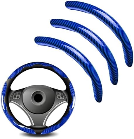 3pcs Universal Carbon Fiber Steering Wheel Cover by Unknown