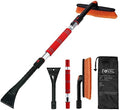 FOVAL 47.2" Extendable Snow Brush and Wider Ice Scraper by FOVAL