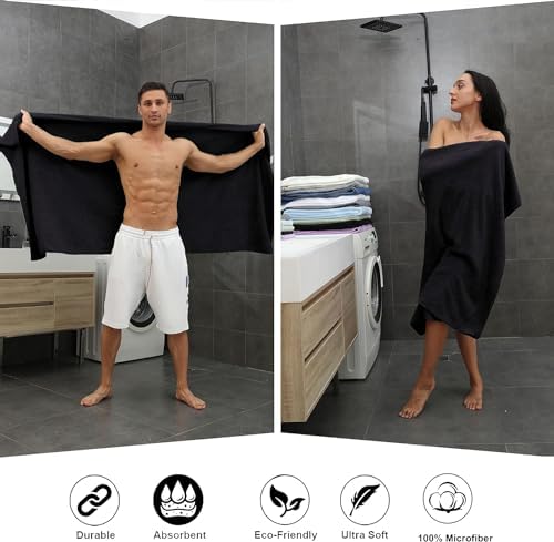 8-Piece Bath Towel Set, 2 Extra Large Bath Towel Sheets, 2 Hand Towels and 4 - Image 5