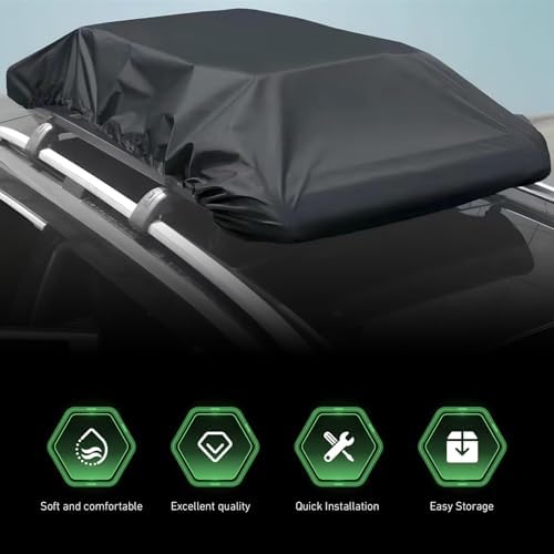 Car Roof Rack Cover, 74.8" x 57" Waterproof Vehicle Rooftop Luggage Cover - Image 5