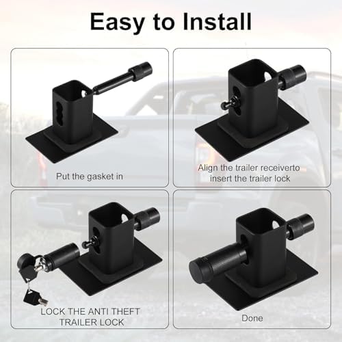 SINGARO Heavy American Flag Metal Trailer Hitch Cover - Image 6
