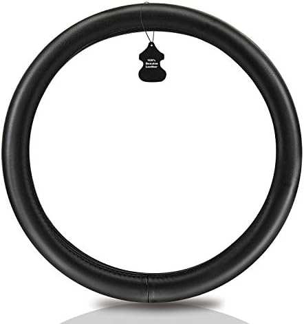 Haokay Heavy Duty Pure Cowhide Steering Wheel Cover - Image 2