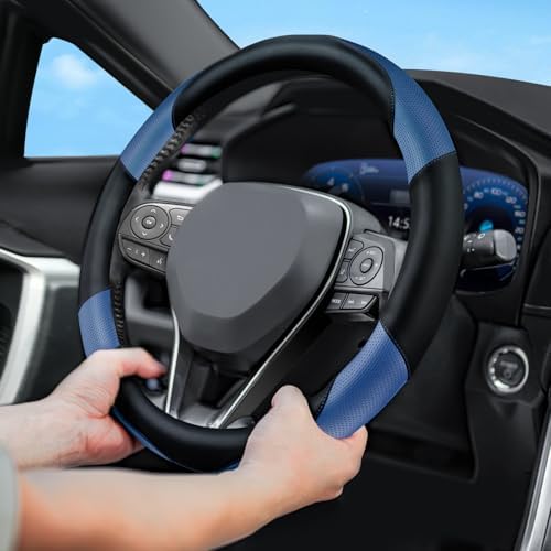 Soft Leather Steering Wheel Cover - Image 3