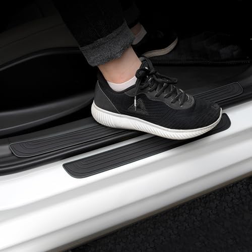 AICEL Car Door Sill Plate Protectors, Universal Car Door Entry Decoration - Image 6