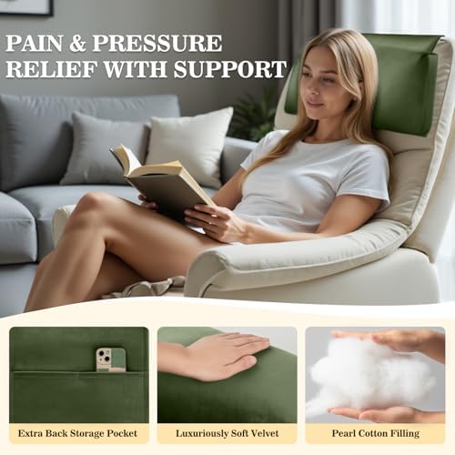 Recliner Headrest Pillow, Adjustable Comfort Neck & Head Support Pillow - Image 5