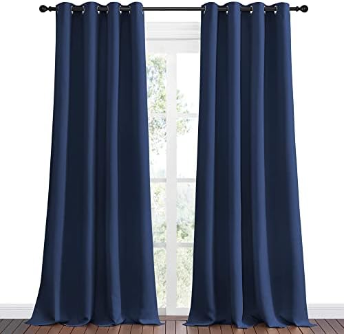 NICETOWN Blackout Curtains for Sliding Door, 2 Panels, 55 x 90-inch - Image 2