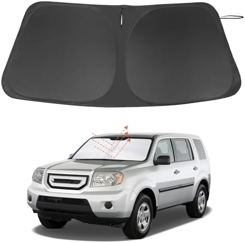 Windshield Sun Shade for 2009-2015 Honda Pilot Accessories by LHFLIVE