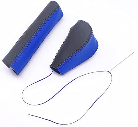 Black Blue Handbrake&Shift Knob Cover Compatible - Image 2