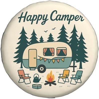 Happy Camper Spare Tire Cover - Image 2